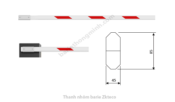 Thanh nhom Barie ZKteco